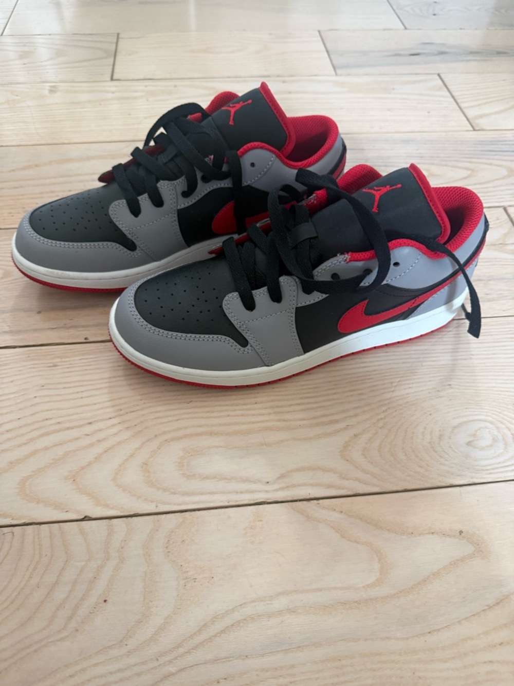 Jordan Kids Low-Top Sneakers - Black/Gray/Red